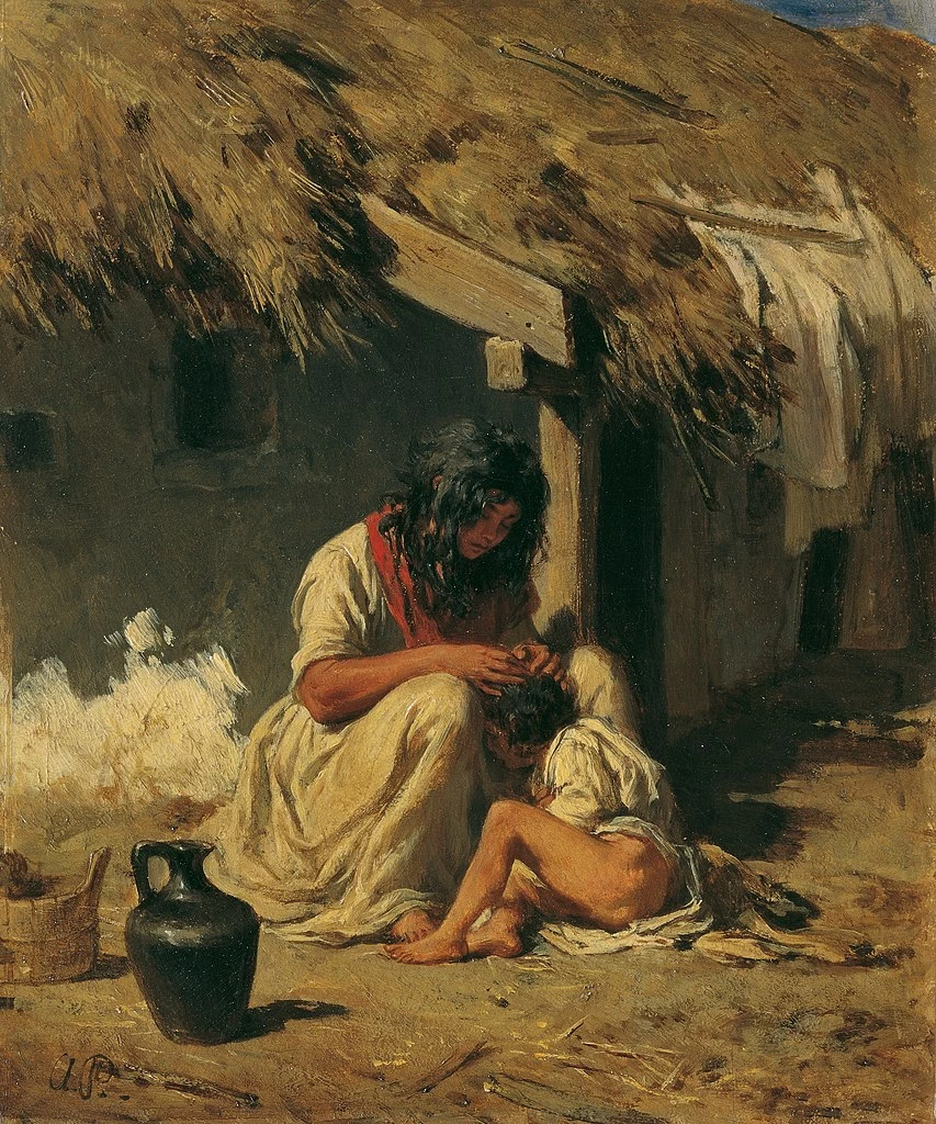 Idillio del villaggio ungherese - Österreichische Galerie Belvedere, Vienna